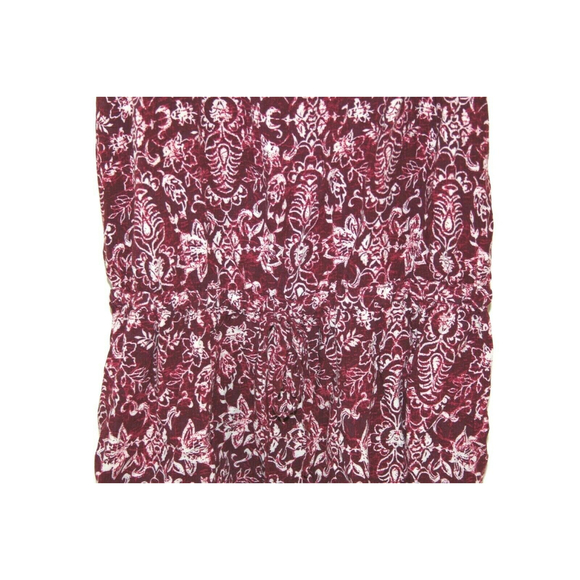 Aeropostale Womens Girls Romper Floral Maroon One Piece Jumpsuit Size S - Picture 4 of 7
